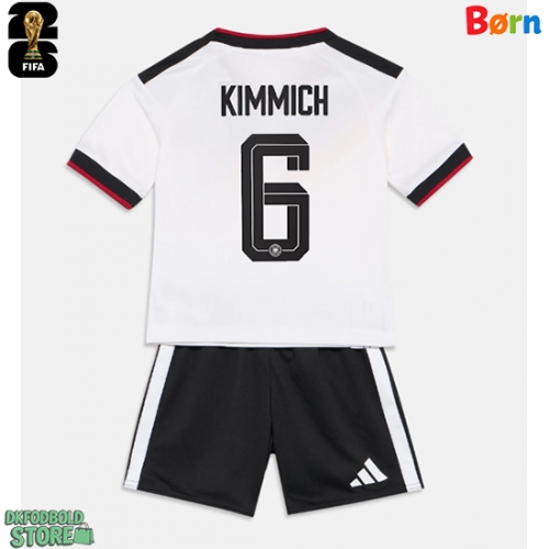 Tyskland Joshua Kimmich #6 Replika Babytøj Hjemmebanesæt Børn VM 2026 Kortærmet (+ Korte bukser)